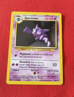 SPECTRUM 29/102 PV60 SET DE BASE WIZARDS EDITION 2 RARE CARTE POKEMON FR TBE - Image 1