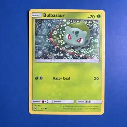 Pokemon - Bulbasaur - 1/73 - Common - Reverse Holo - Sun & Moon Shining Legends - Image 1