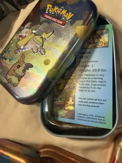 Pokemon Mini Tin Lot Some Cards & Tokens Some Empty Not Sealed - Image 2