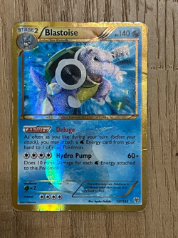 Pokemon, Gold Secret Rare Blastoise, Holo, 2012 Nintendo, 137/135, Plasma Storm - Image 1