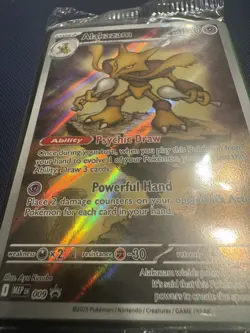 Alakazam 009 Black Star Promo Pokemon TCG Mega Evolutions - Image 4