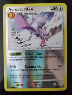 Aerodactyl 15/100 Reverse Holo Pokemon TCG Card DP Majestic Dawn Near Mint NM - Image 1
