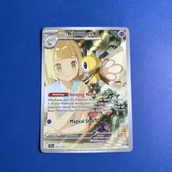 Pokemon TCG Lillie's Ribombee Journey Together Illustration Rare #164/159 NM/M - Image 1