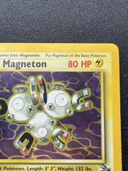 Pokemon Magneton 11/62 Fossil Holo Rare LP / MP (#2) - Image 3
