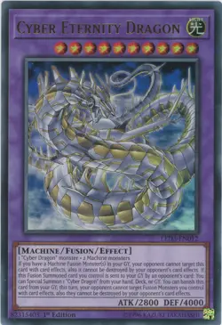 Yugioh Cyber Eternity Dragon LED3-EN012 Ultra Rare NM - Image 1