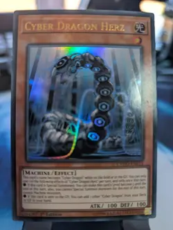 YuGiOh! Cyber Dragon Herz CYHO-EN015 Ultra Rare 1st Ed - Image 1
