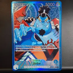 One Piece - Jinbe - OP14-040 (Alternate Art) OP14-040 The Azure Sea's Seven Foil - Image 1