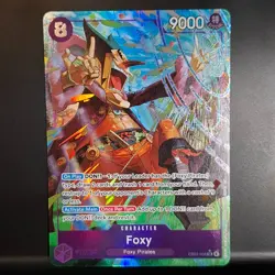 One Piece - Foxy EB04-036 SR ALT THE AZURE SEA'S SEVEN ENGLISH OP14 - Image 1
