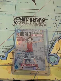 One Piece TCG Monkey D Luffy College Basketball US Voyage Promo P-055 - Image 1