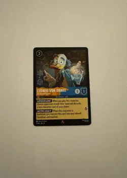 Ludwig Von Drake All-Around Expert 7/204 Disney Lorcana Reign of Jafar Non-Foil - Image 1