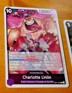 ONE PIECE FRANCAISE CARD GAME RARE HOLO CARTE CARTE LINLIN OP11-073 R FR MINT - Image 1