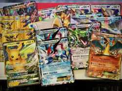 JUMBO Oversized EX GX Pokemon Cards 14x LOT HP/DMG Condition - Image 1