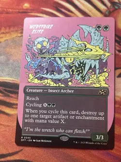 MTG Webstrike Elite (Borderless) [Aetherdrift] Near Mint​ - Image 1