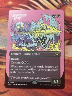 MTG Webstrike Elite (Borderless) [Aetherdrift] Near Mint​ - Image 2