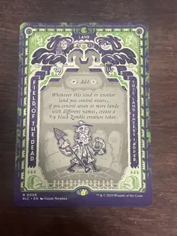 Field of the Dead NON-FOIL - Secret Lair Encyclopedia of Magic MTG - Image 1