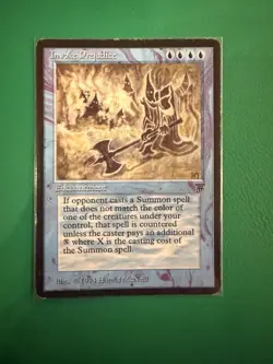 MTG Invoke "Prejudice" Legends English LP Condition - Image 1