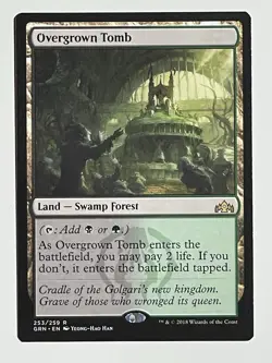 Overgrown Tomb - NM #253 - Guilds of Ravnica - MTG Magic the Gathering - Image 1