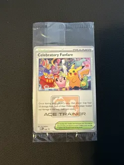 SEALED Celebratory Fanfare NM 2025 Ace Trainer Promo • Pokemon TCG ENG MEP 028 - Image 1