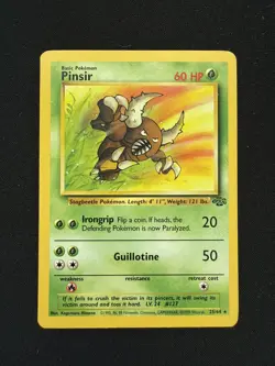 Pokemon TCG Pinsir Jungle Set 25/64 Non-Holo Unlimited LP - Image 1