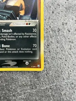 2004 Pokemon Dark Marowak 7/109 Team Rocket Returns Holo Rare - Image 5