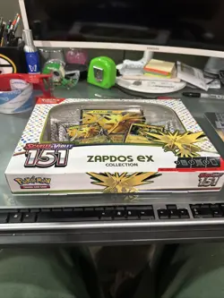 POKEMON TCG SCARLET & VIOLET 151 ZAPDOS EX COLLECTION BOX FACTORY SEALED NEW - Image 2