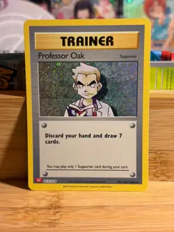 PROFESSOR OAK 023/034 Classic Collection Charizard Holo Trainer Pokemon TCG LP - Image 1