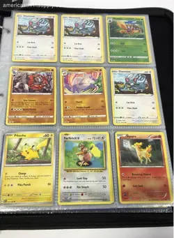 Pokemon Card Lot w/ 2 Binders 3 Mini Portfolios + Sealed Trick or Trade Packs - Image 5