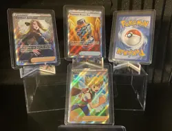 2022-25 Pokemon Full Art Trainers 4 Card Lot - Image 3