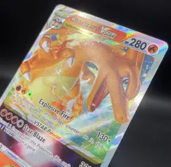 Charizard V Star 19/159 Gradable Condition Crown Zenith Holo Pokemon TCG NM - Image 1