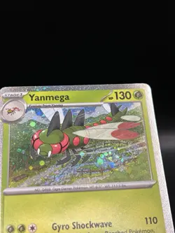 Yanmega 187 (SWIRL) - Pokemon Scarlet & Violet Black Star Promo Card - NM - Image 3