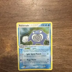 Poliwrath 11/112 EX FireRed & LeafGreen Holo Rare Pokemon Card TCG Holographic - Image 1