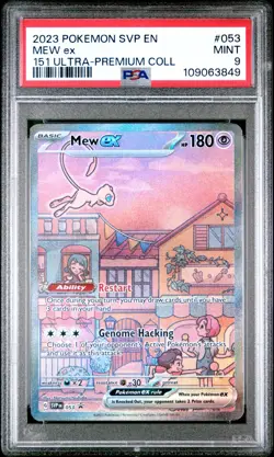 2023 Pokemon 151 Ultra Premium Collection Mew EX Promo PSA 9 - Image 1