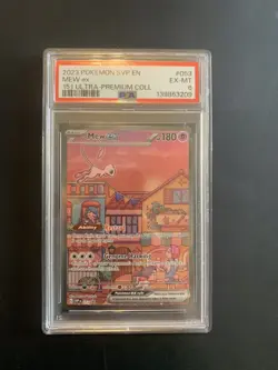 2023 POKEMON SVP EN-SV BLACK STAR PROMO 151 UPC #053 MEW EX PSA 6 Freshly Graded - Image 1