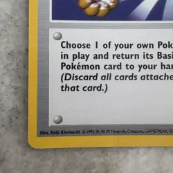 Scoop Up - 78/102 - Pokemon Base Set Shadowless Rare Card WOTC LP/ MP - Image 5