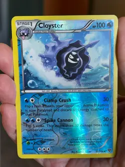 POKEMON CLOYSTER 32/146 UNCOMMON REVERSE HOLOFOIL XY BASE SET NM CARD - Image 1