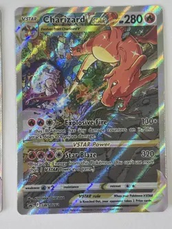 Pokemon Mewtwo VSTAR GG44 & Charizard SWSH262 Crown Zenith Near Mint free ship - Image 3