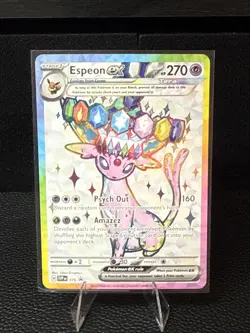 Espeon ex 175 SVP Black Star Promo Prismatic Evolutions Pokemon Card - Image 1