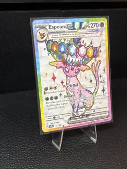 Espeon ex 175 SVP Black Star Promo Prismatic Evolutions Pokemon Card - Image 2