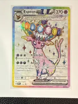 Espeon ex 175 SVP Black Star Promo Prismatic Evolutions Pokemon Card - Image 5
