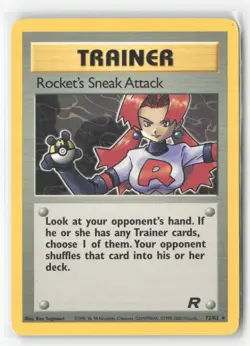 #Rocket's Sneak Attack (72) #72/82 Rare Lightly played Pokemon - Image 1