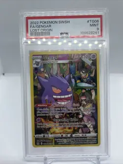 2022 POKEMON SWSH GENGAR TG06 FULL ART LOST ORIGIN PSA 9 MINT - Image 2