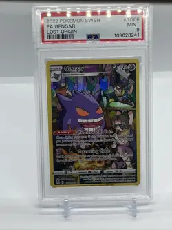 2022 POKEMON SWSH GENGAR TG06 FULL ART LOST ORIGIN PSA 9 MINT - Image 3
