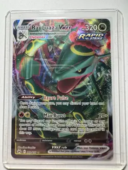 Pokemon TCG Rayquaza VMAX Crown Zenith 102/159 NM - Image 1