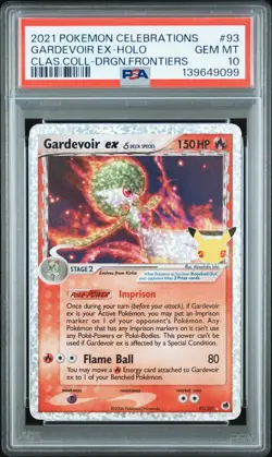 2021 POKEMON CELEBRATIONS CLASSIC COLL #93 GARDEVOIR EX-HOLO PSA 10 - Image 1