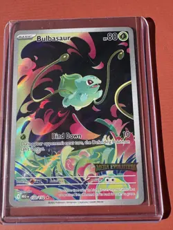Bulbasaur Mega Evolution Special Illustration Rare 133/132 Pokemon TCG - Image 1