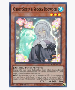 GHOST SISTER & SPOOKY DOGWOOD MP22 SUPER RARE 1ST ED NM Yugioh - Image 1