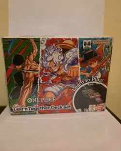 One Piece TCG: Learn Together Deck Set (LT-01) English - NEW - SEALED - IN HAND - Image 1