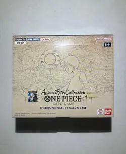 One Piece TCG EB02: Anime 25th Collection BOOSTER BOX EB02 FOR ASIA - SEALED - Image 1