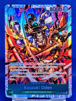 Kouzuki Oden OP02-030 SR | NM | Paramount War | One Piece TCG | English - Image 1