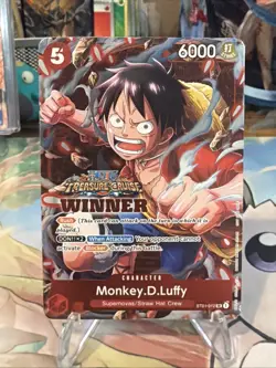 Monkey.D.Luffy (Winner Pack Vol. 5) SR One Piece Promotion Cards ST01-012 NM - Image 1